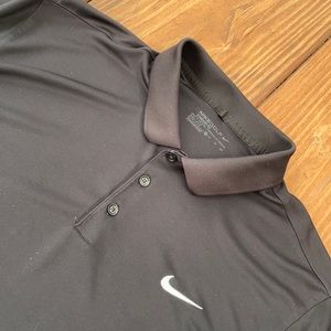 Nike Dri-Fit Performance Golf Polo in Black Size XL